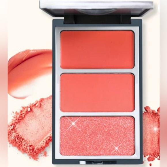 Pinch Other - Pinch Perfect Blush Trio Coral Cream Matte Shimmer NWT